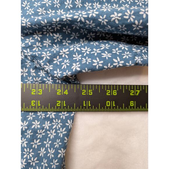 Vineyard Vines Mens Short Sleeve Button Down Shirt - XL Blue Floral Pattern - Picture 5 of 8